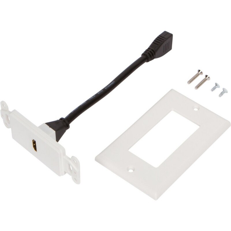 Nowa płyta ścienna robić panelu HDMI 2.0 osłona na twarz 1080P pełny wysoki definicja uchwyt montażowy z kablem robić kabiny telewizyjnej: Default Title