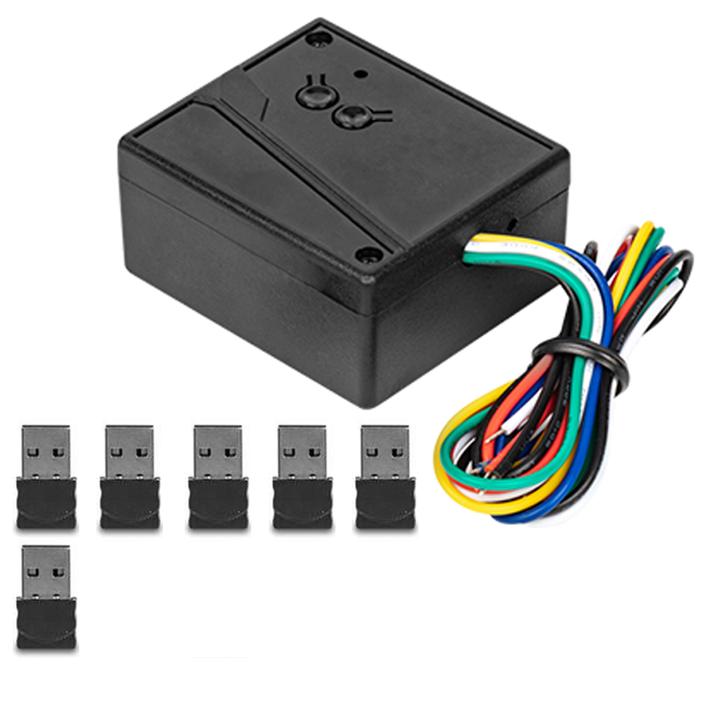 Empfänger zum Öffnen der Garagentor, Empfänger für das Automatisierungssystem zur Zugangskontrolle zu Hause, 2,4-G-Bluetooth-Verbindung, USB-Anschluss-Öffnungsgerät: grau