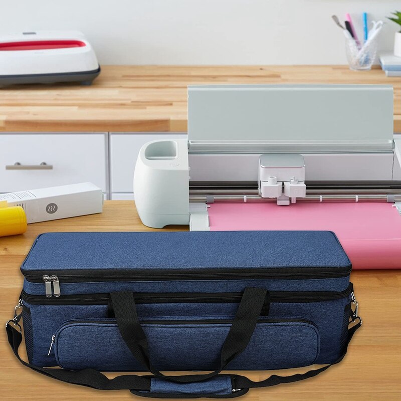Carrying Case for Cricut,Compatible with Cricut Explore Air,Cricut Maker,with Pocket for Die-Cut Machines Accessories