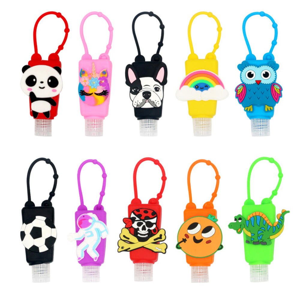 Mini Sanitizer Gel Houder Hervulbare Hand Gel Dispenser Met Sleutelhanger Mini Desinfectie Houder Voor Kinderen School Xmas Hallowee