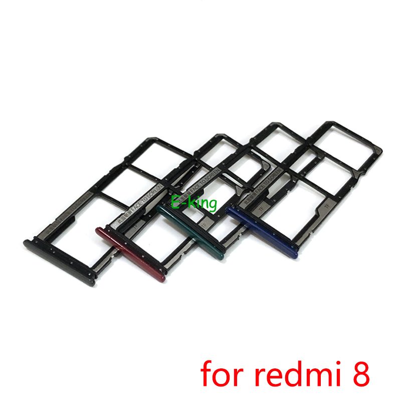 Sim Lade Houder Voor Xiaomi Redmi 8 8A Sim Card Tray Slot Houder Adapter Socket Reparatie Onderdelen