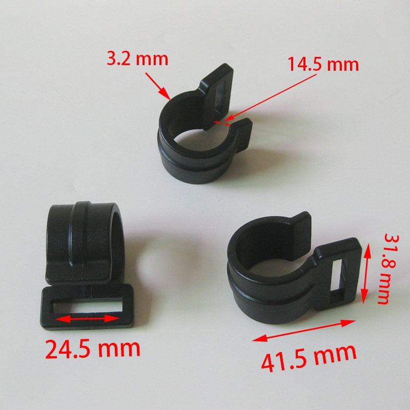 23mm diameter clip plastic camping tent pole support rod hook