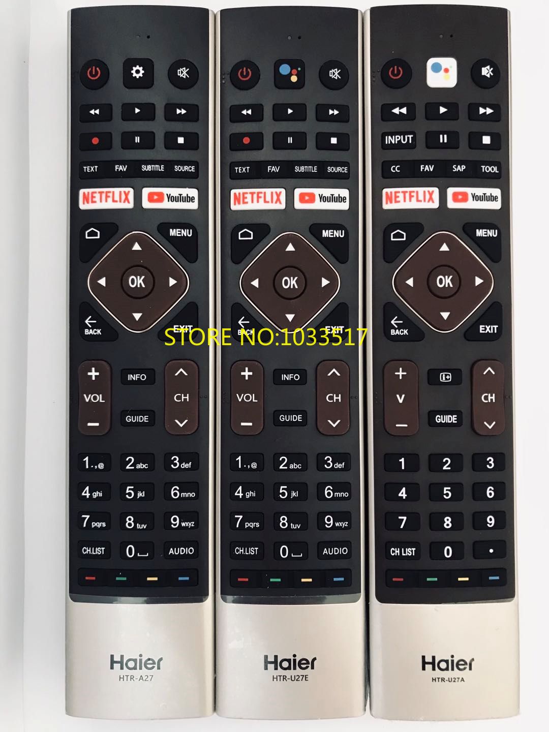 original TV remote for Haier HTR-U27E LE55K6600UG ... – Grandado