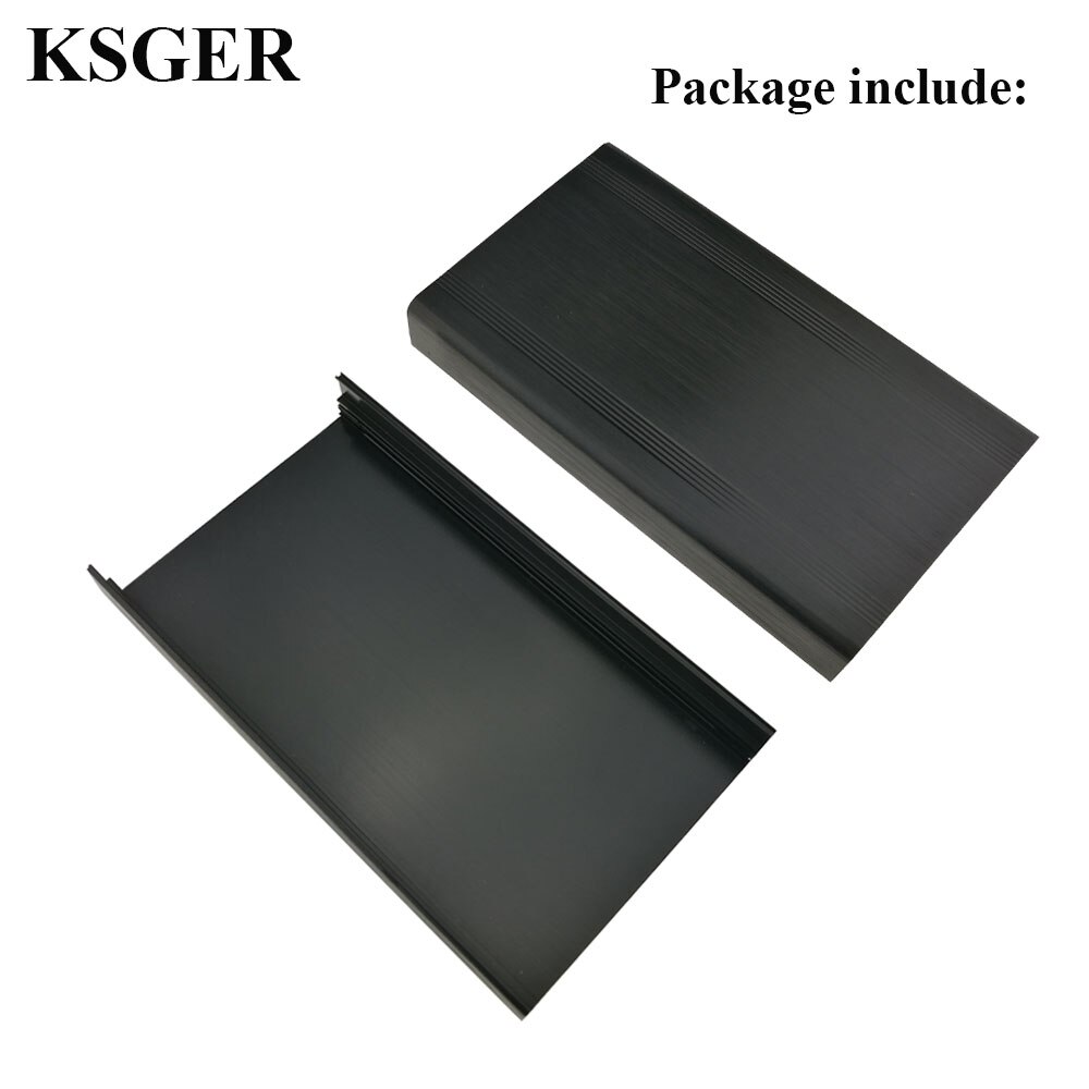KSGER stacja lutownicza Obudowa materiał ze stopu aluminium T12 zestawy DIY 150MM 120MM STM32 STC temperatura rączka kontrolera spawanie