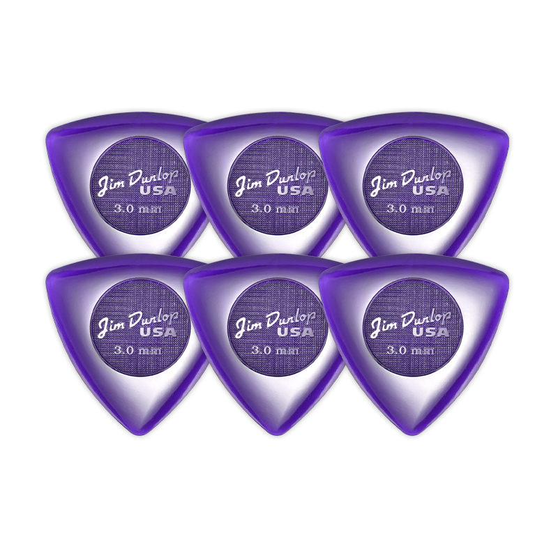 Dunlop Pick. Big Triangle series anti-slip.Wear-resistant.It has a thickness of 1.5/2.0/3.0mm. Suitable for electric guitar/bass: black