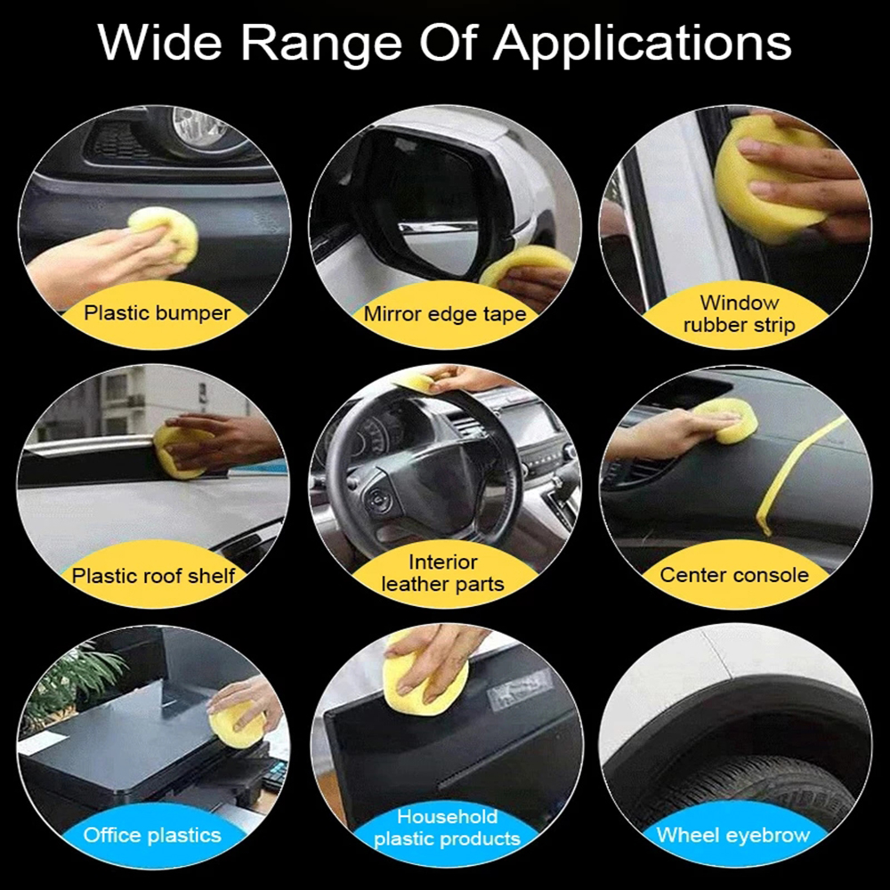 Universal Plastic Renovator for Car Plastics Restore Agent Auto Restoration Repair Restorer Care Detailing Accessories