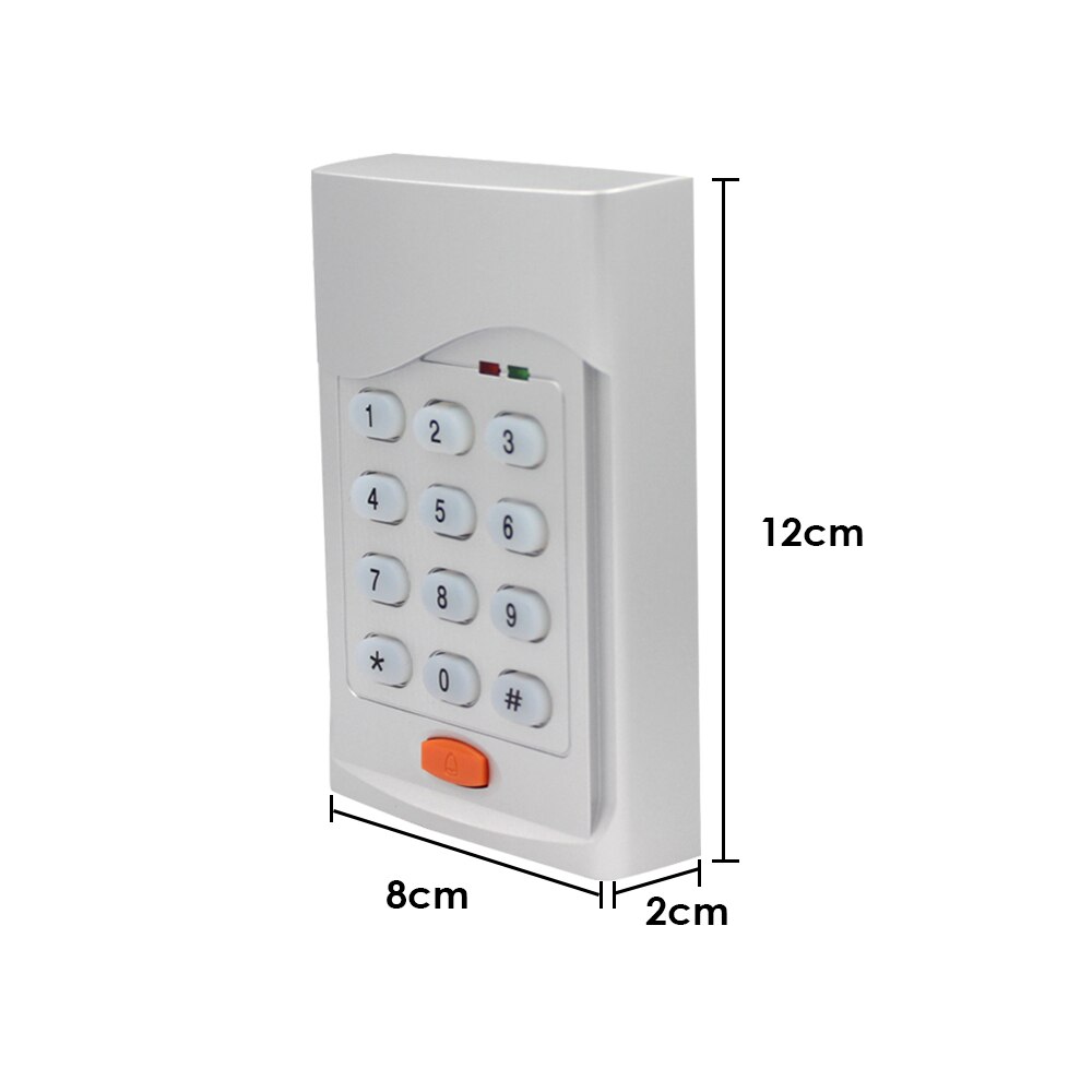 600 user 125khz RFID Access Control reader Standalone Access Keypad Controller digital panel Door Lock Card Reader Keypad