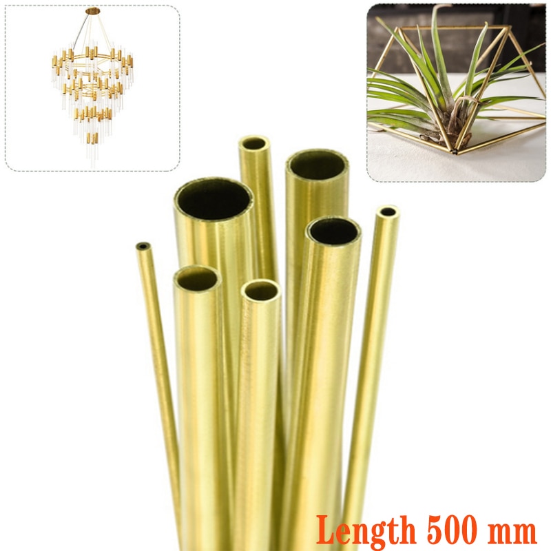 1PC mosiężna rurka s średnica 2mm-20mm długość 500 mm Long0.5- 2mm ściana do mosiężnej rury mosiężna rurka narzędzie do cięcia wysokiej jakości