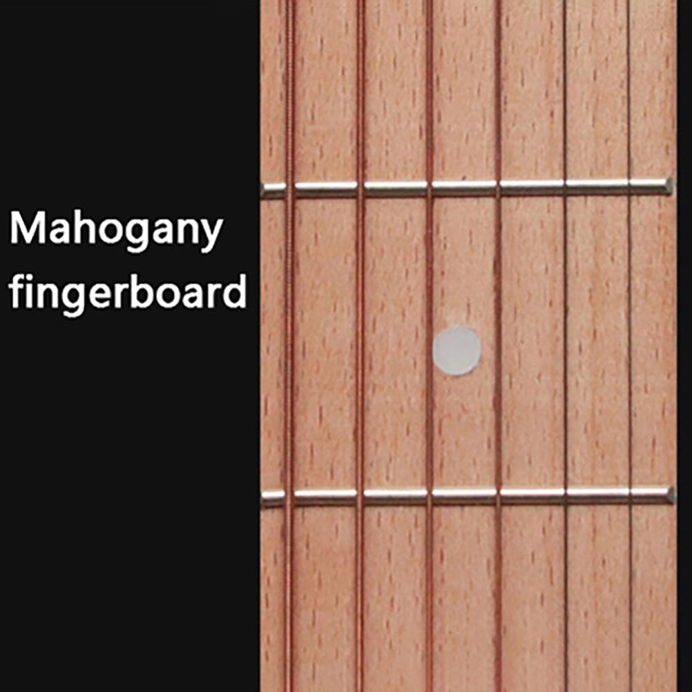 1Pc 6 struny przenośna gitara trener mini kieszeń gitara palec narzędzie robić ćwiczeń gitara instrument muzyczny dostaw