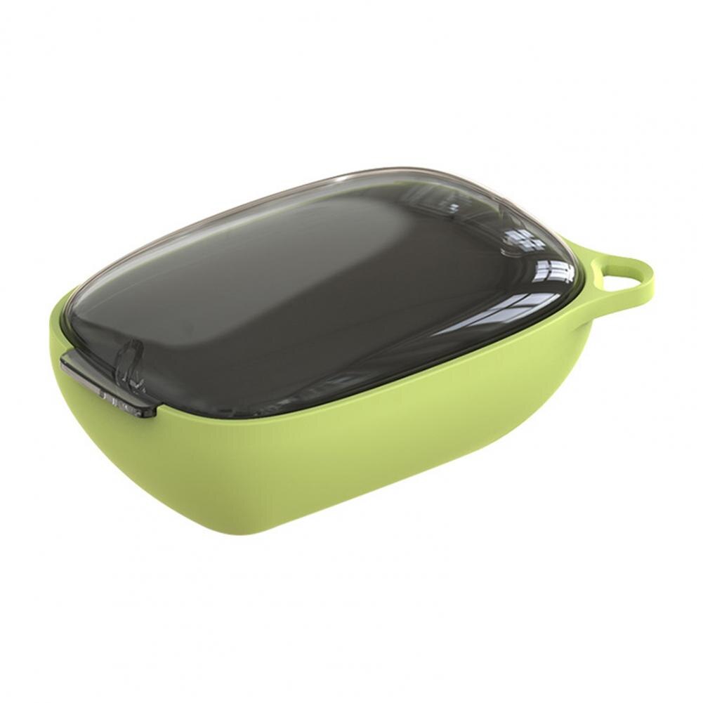 Quick Peeling Vegetable Peeler Plastic Vegetable Chopper Labor-saving Vegetables Grater Slicer with Storage Holder Kitchen Tools: Light Green