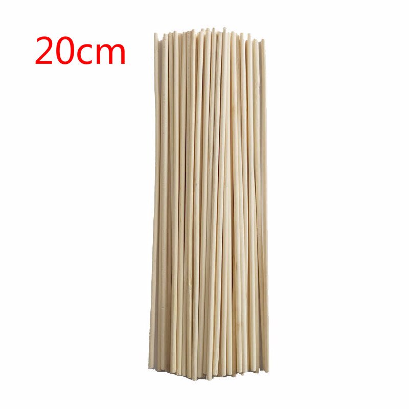 50Pcs Garden Bamboo Stick Plant Growth Support Rod Branch Wooden Chopsticks: Default Title