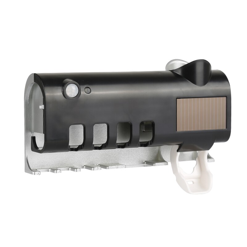 Bathroom Wall Mounted UV Toothbrush Disinfection Sterilizer/Rechargeable Solar Power Holder Automatic Toothpaste Squeezer Cocina