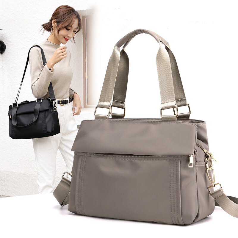 2025 vrouwen schoudertassen Top-Handvat Tassen Nylon Dames Leisure Bakken Crossbody Tas Vrouwelijke Handtassen bolsas