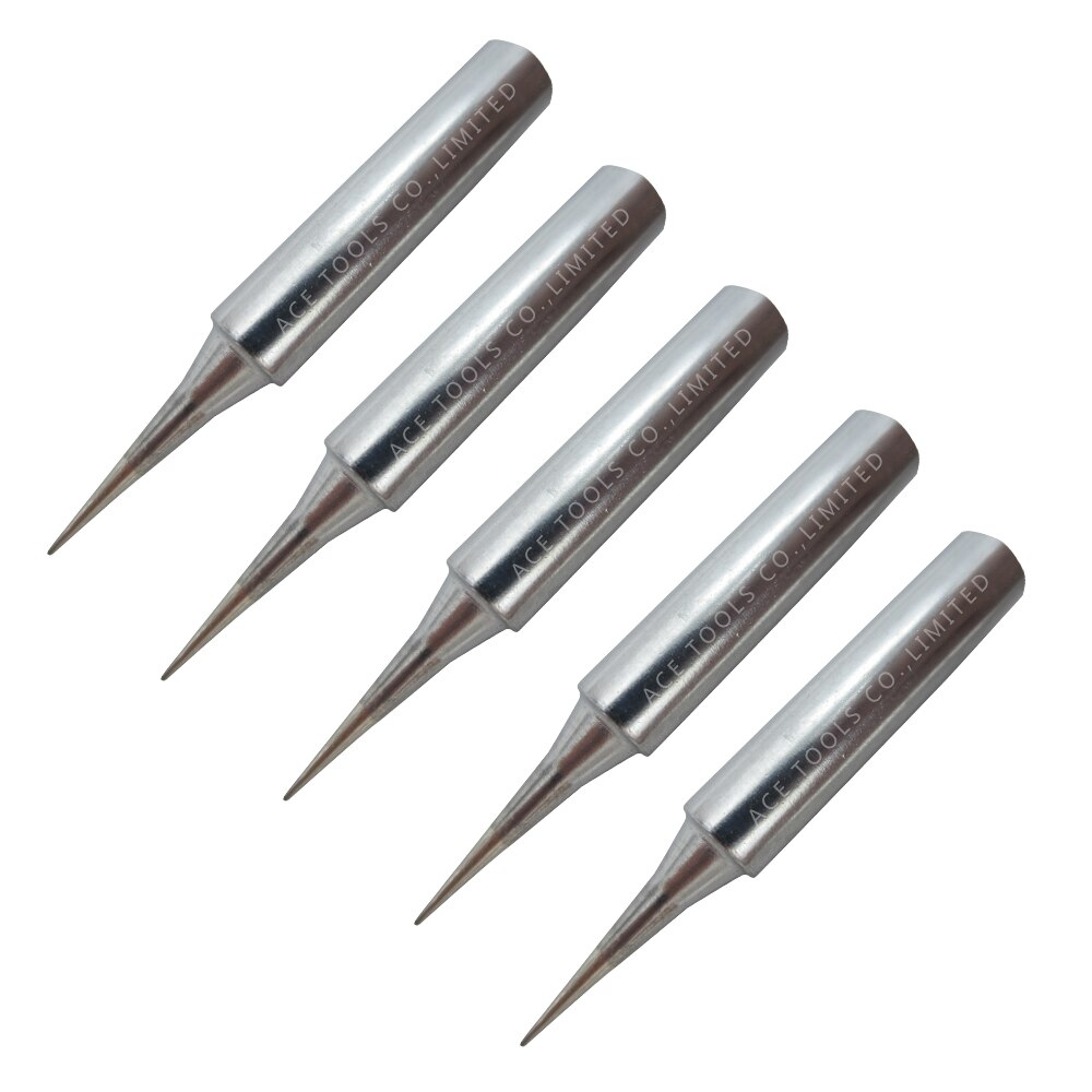 5 PCS Soldering Tips 900M-T-I Conical 0.2mm for Hakko 936 907 Milwaukee M12SI-0 Radio Shack 64-053 Yihua 936 X-Tronics 3020 Iron