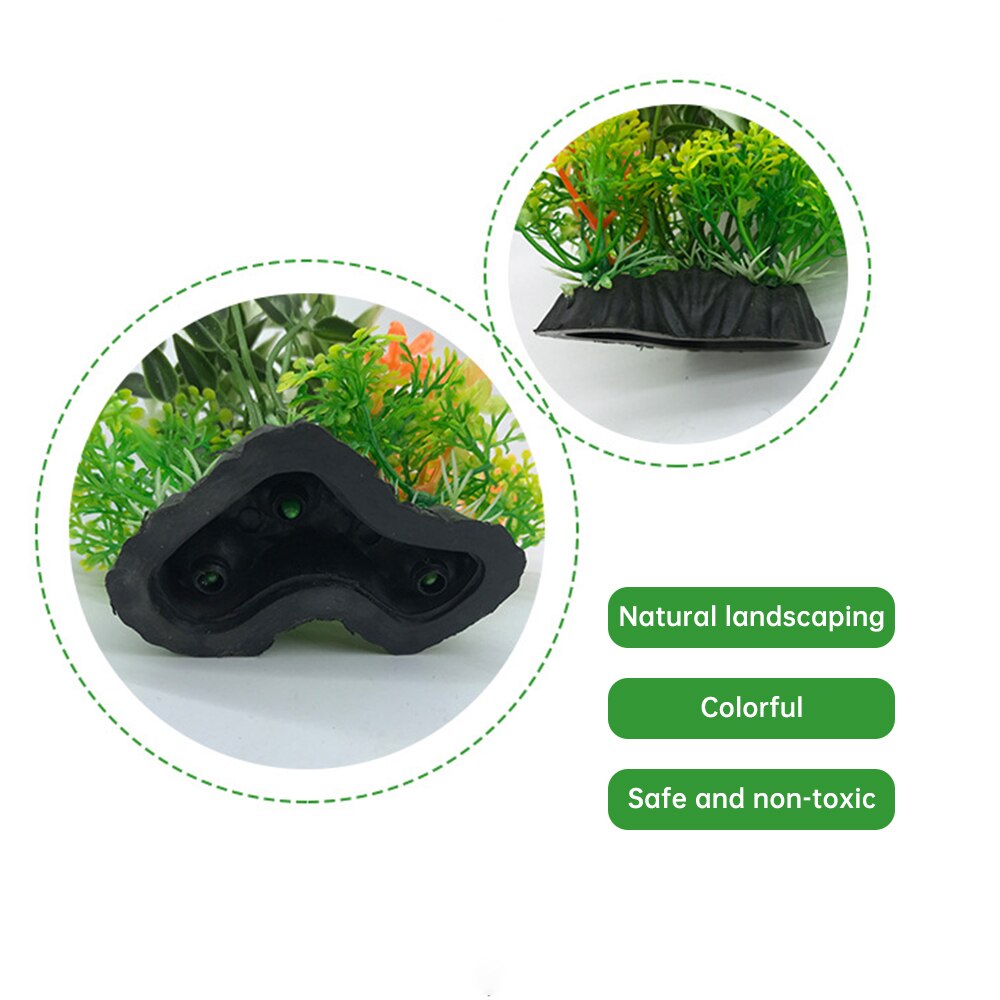 Simulatie kunstplanten decor water ornament plant aquarium 14cm decoratie