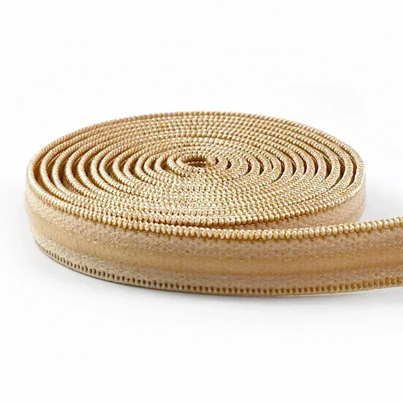Banda elástica antideslizante de 2/5/10/20M, bandas de goma de silicona elásticas de 10mm para sujetador, ropa interior, correas, cintas para cinturón, accesorio de recorte de costura: Cobre envejecido / 1 mes