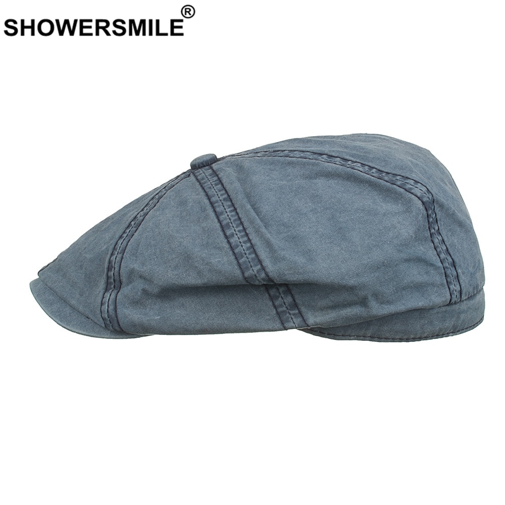 Bonnet plat noir pour hommes et femmes, béret décontracté en coton, couleur unie, 2022