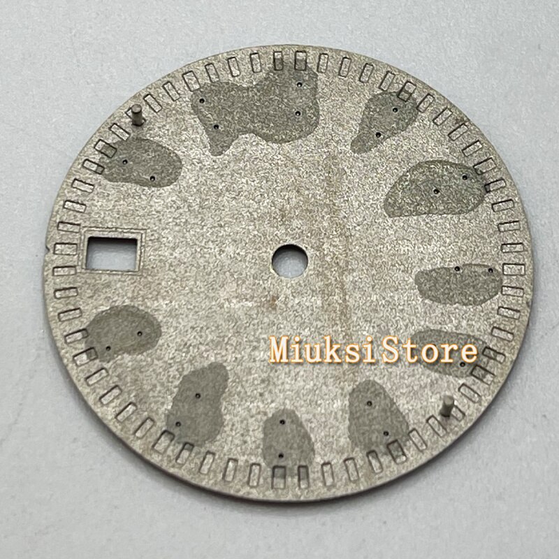 29Mm Bule Wijzerplaat Blauw Lichtgevende Wijzerplaat Achteraf NH35 Beweging