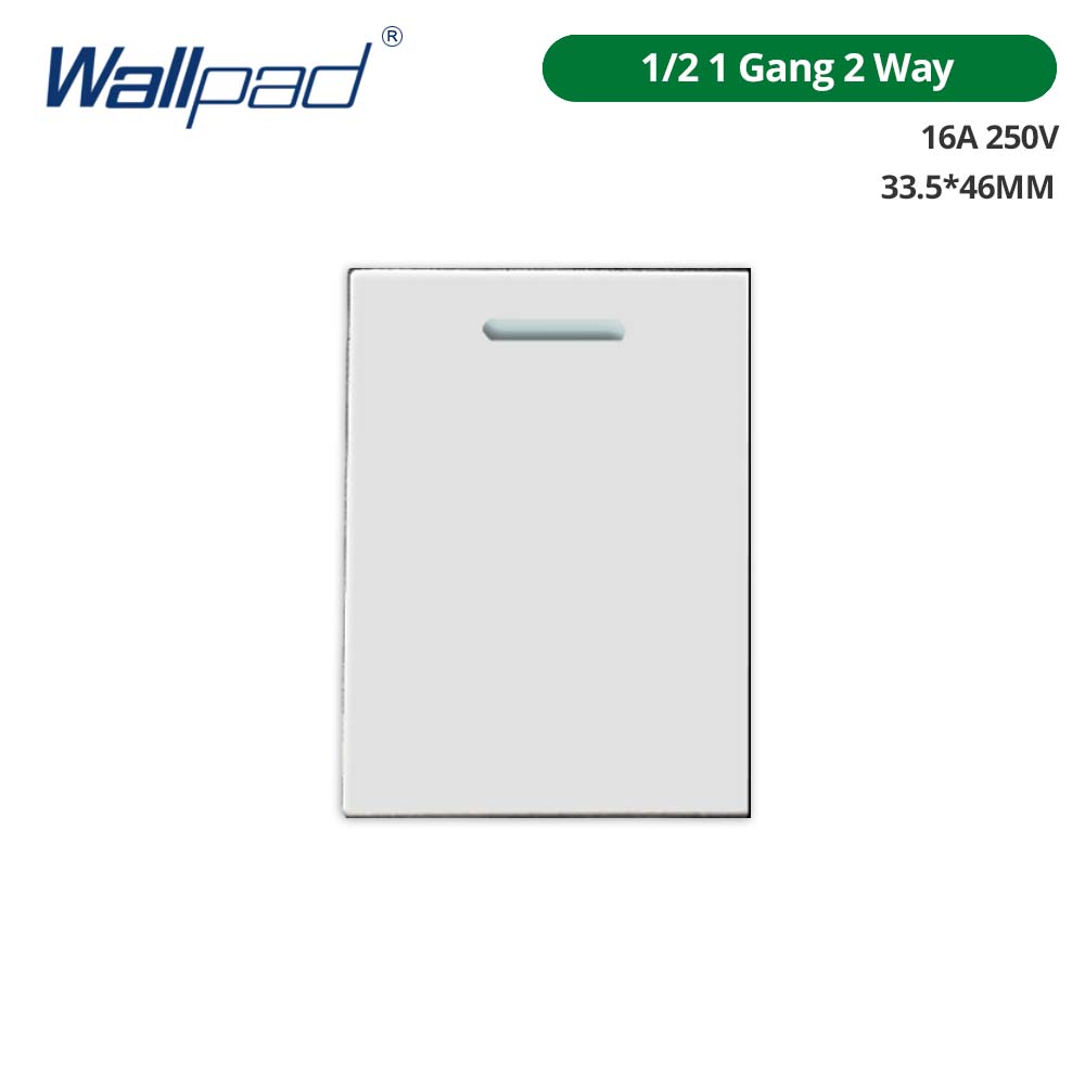 Wallpad DIY White Tempered Glass Panel Wall Light Switch EU UK Italian Brazil Socket Free Combination 118*75mm Module Frame Only: Orange