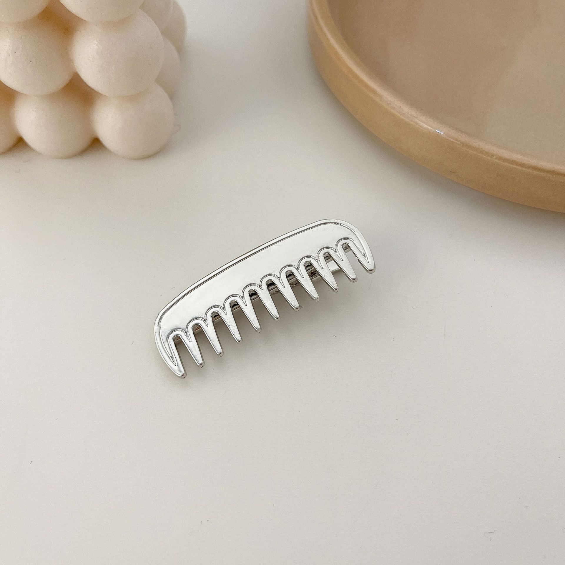 Mode Legering Haarspeldjes Schaar Kam Tang Een Woord Clip Vorm Haarspeld Eendenbek Pin Kant Clip Pony Haar Clip Voor vrouw