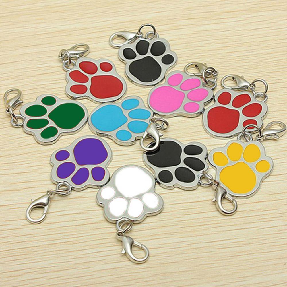 80% Offres Spéciales! Collier à breloques Anti-perte pour chien, chiot, chat, étiquette d'identification, pendentif, accessoires pour animaux de compagnie