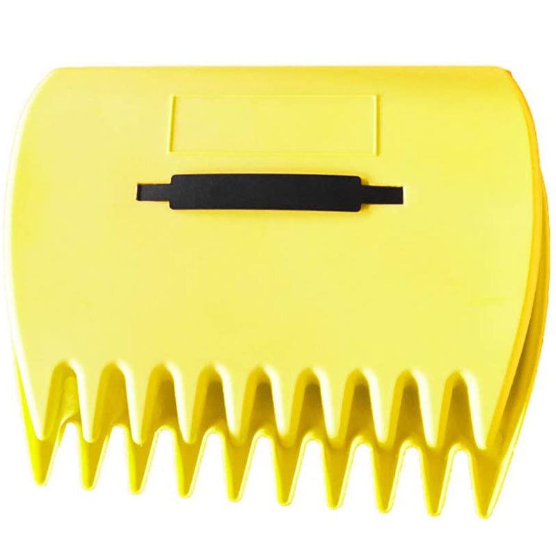 Pelle à feuilles Portable, outils à main de jardin, outil de coupe de feuilles Portable, pelouse, cour râteaux à main, ramassage de pelles à feuilles 2 pièces/ensemble: Yellow