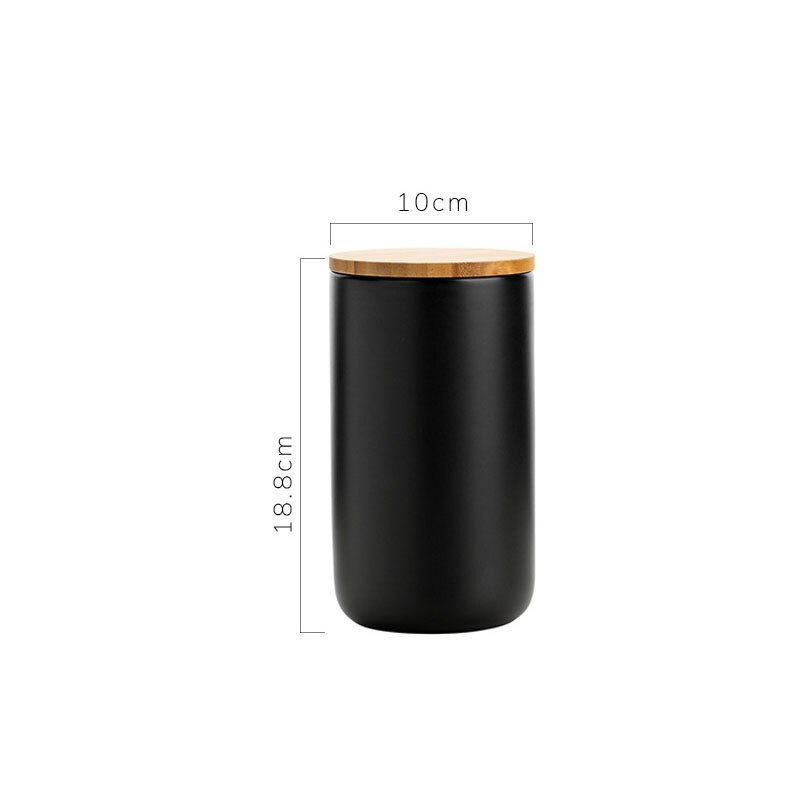 European Ceramic Storage Jar with Lid Marble Texture Kitchen Seal Cereal Dispenser Living Room Desktop Golden Stroke Candy Jar: C-large