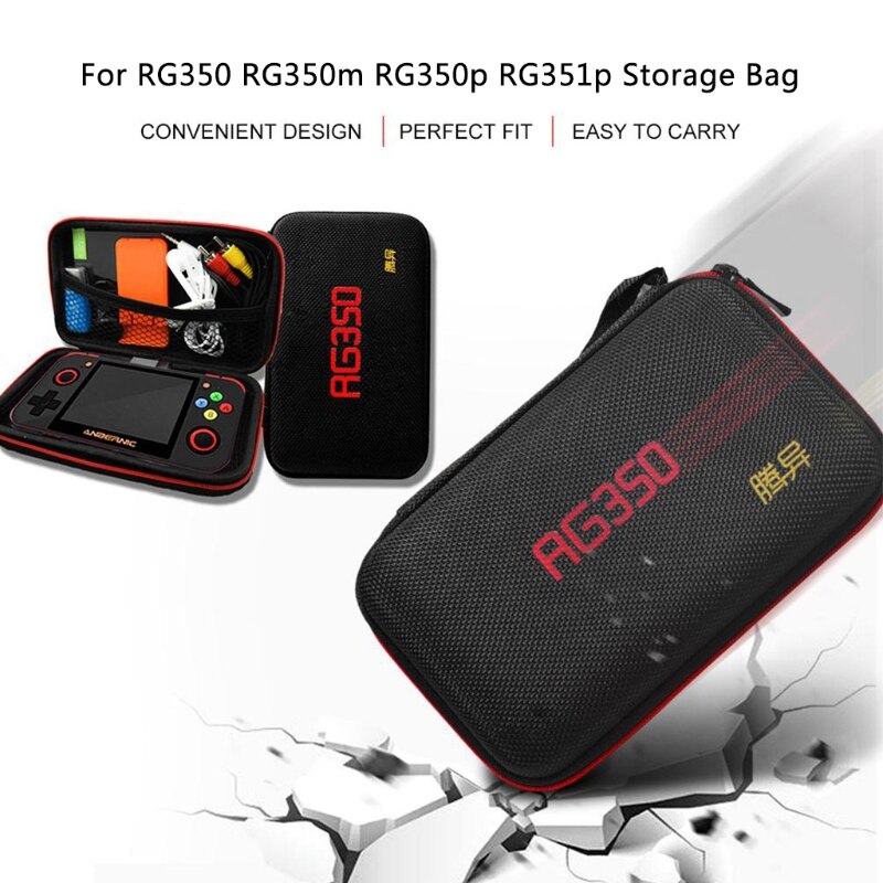 Bolsa de proteção do console do jogo armazenamento dustproof carry estojo para rg350/rg350m/rg351p atacado dropshipping