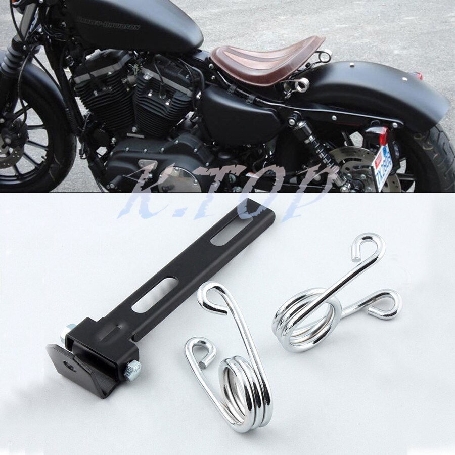 2.6 "Staal Solo Seat Lente Swivel Beugel Montage Hardware Fit Voor Harley