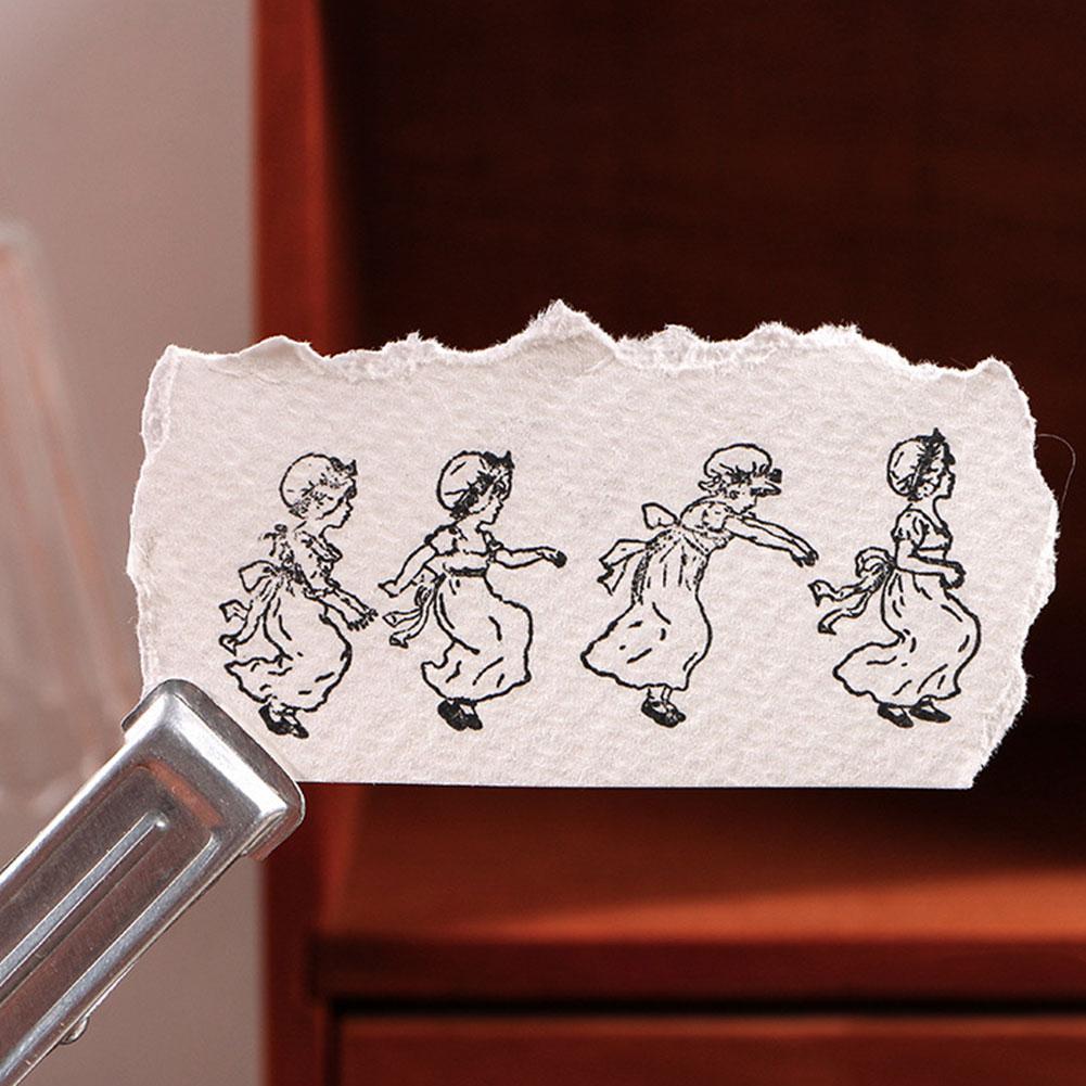 Sellos de goma madera con personajes de dibujos animados, para decoración de Scarpbooking, manualidades DIY, sellos de madera, suministros de papelería escolares