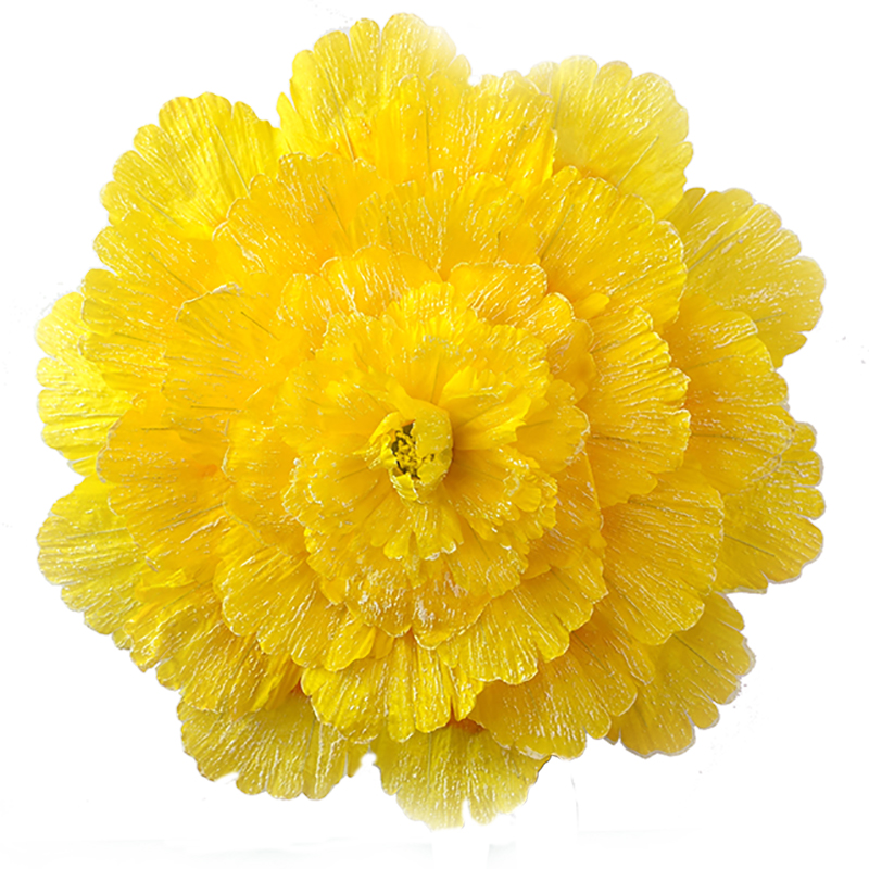 Peony Umbrella Large Dance evening Handflower props Stage performance Games Opening Ceremony Dance props large peonies The Kid: L / Yellow
