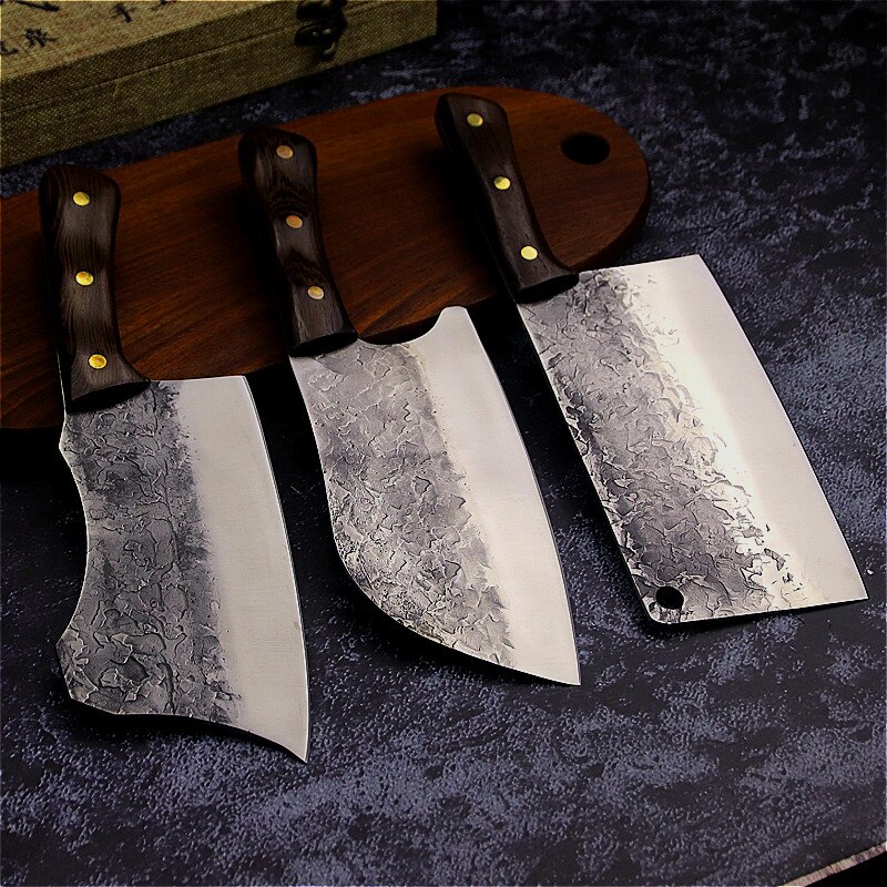 Manganese-steel forging sharp chef knife household kitchen knife multi-purpose chef knife slicer boning knife boning knife