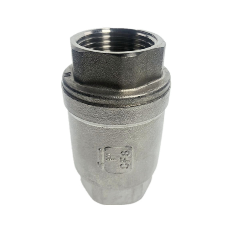 Stainless Steel (304) vertical lift In Line Spring Check Valve