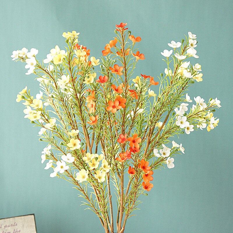 Fall Decoraties Australische Gekleurde Plum Bloem Zijde Voor Thuis Esthetische Inrichting Slaapkamer Decoratie Flores