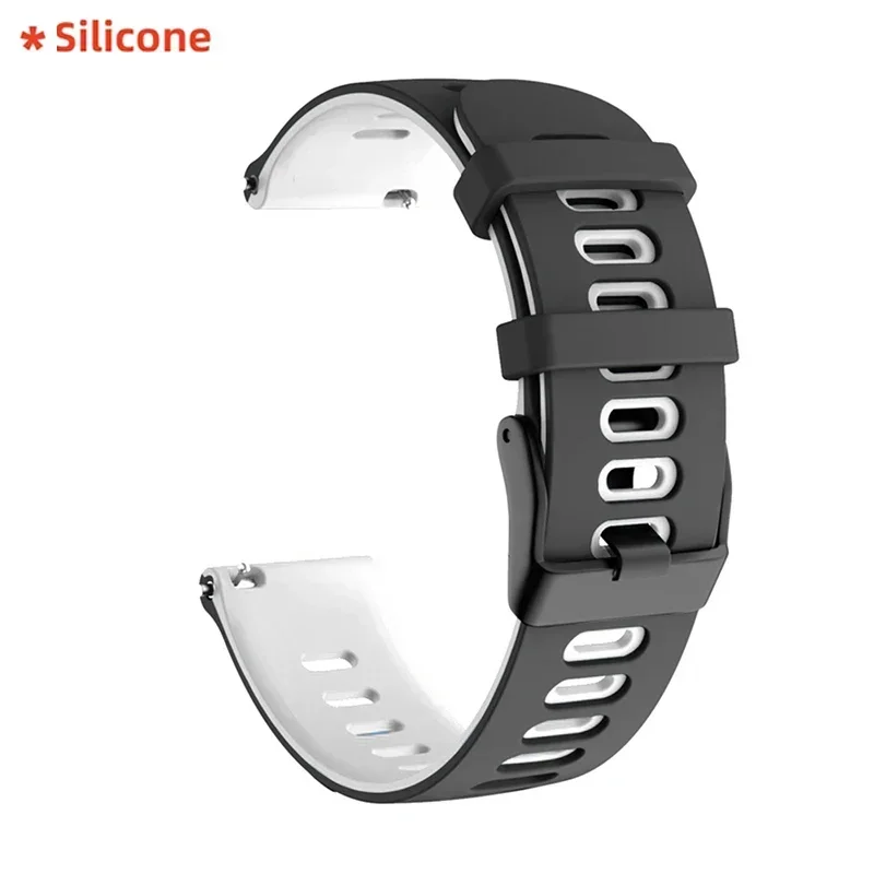 Pulseira de couro de 22mm para xiaomi watch 2 pro mi watch s4 s1/cor pulseira de substituição para amazfit balance gtr gts pulseira: Roxo Verde