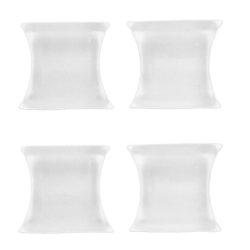 2 Pair Foot Finger Toe Separator Adjustable Hallux Valgus Pedicure Corrector Silicone Gel Feet Care Pads Thumb Valgus Protector