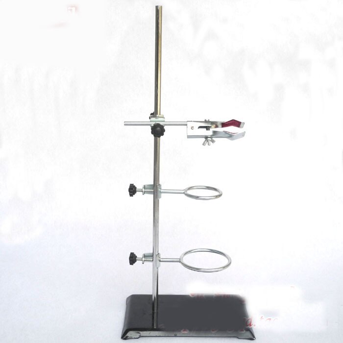 50cm retort stand iron stand with clamp clip laboratory ring stand educational equipment