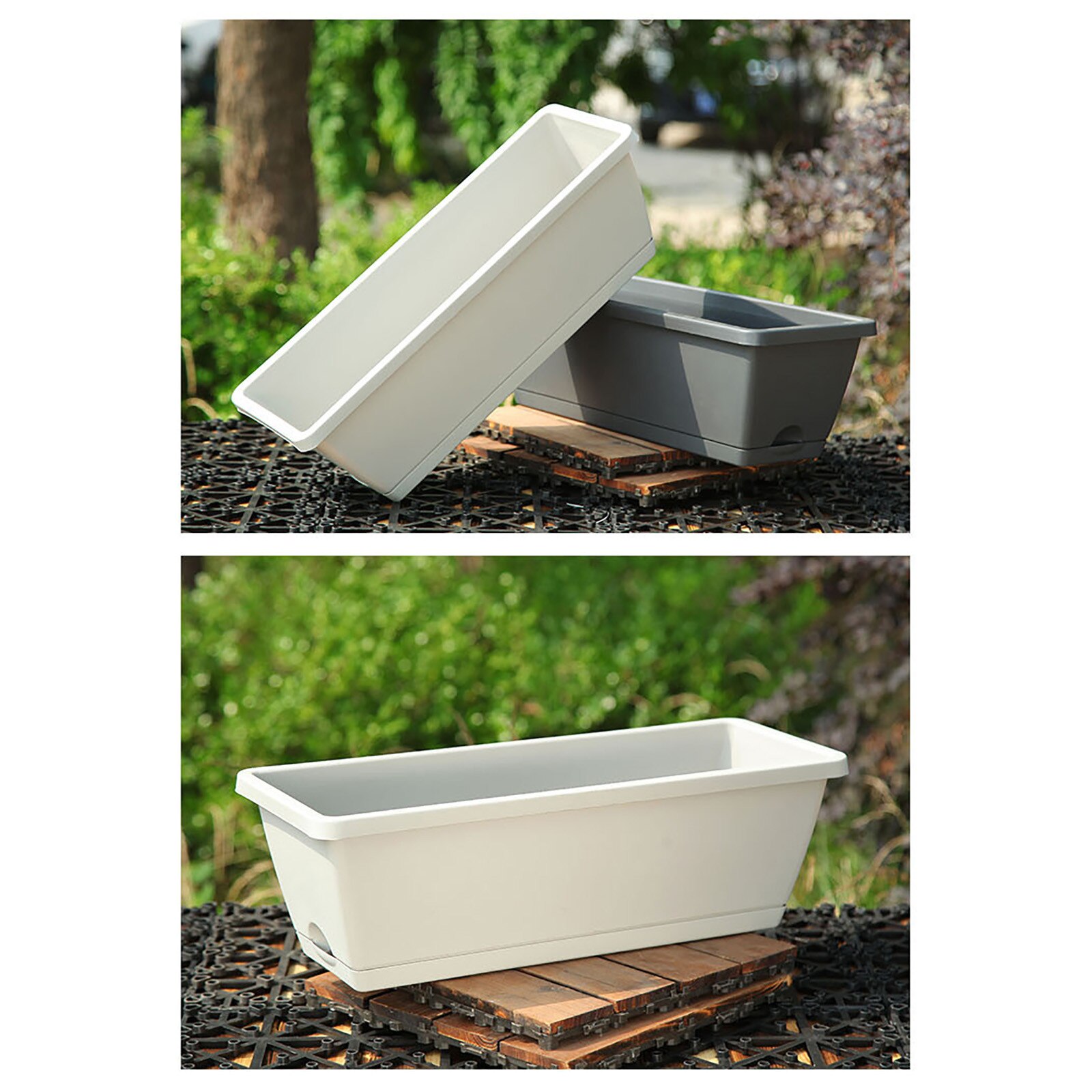 2021top Vegetable Planting Pot Plastic Flower Pot Balcony Vegetable Planting Trough Garden Accessories Детский Горшок