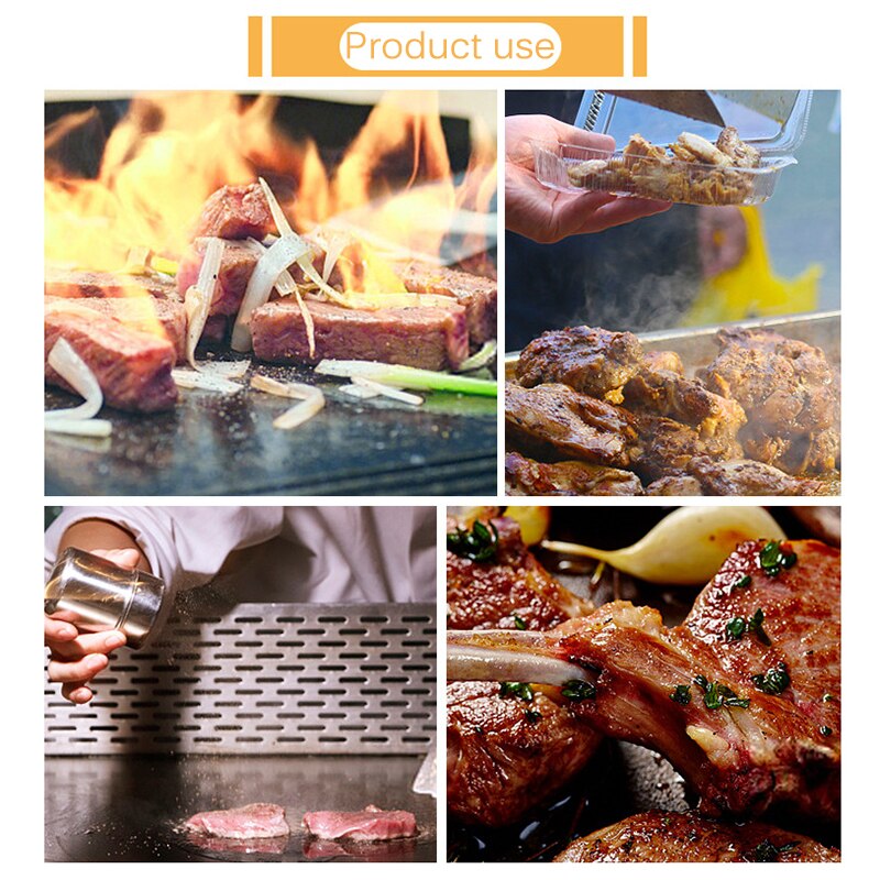 Kitchen Shovel Grill Spatula &amp; Scraper Set Flipper Stainless Steel For Flat Top Grill Griddle Accessory Tool Kit