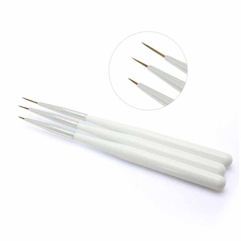 6Pcs Nail Art Set Puntjes Schilderij Tekening Nail Art Brush Pen