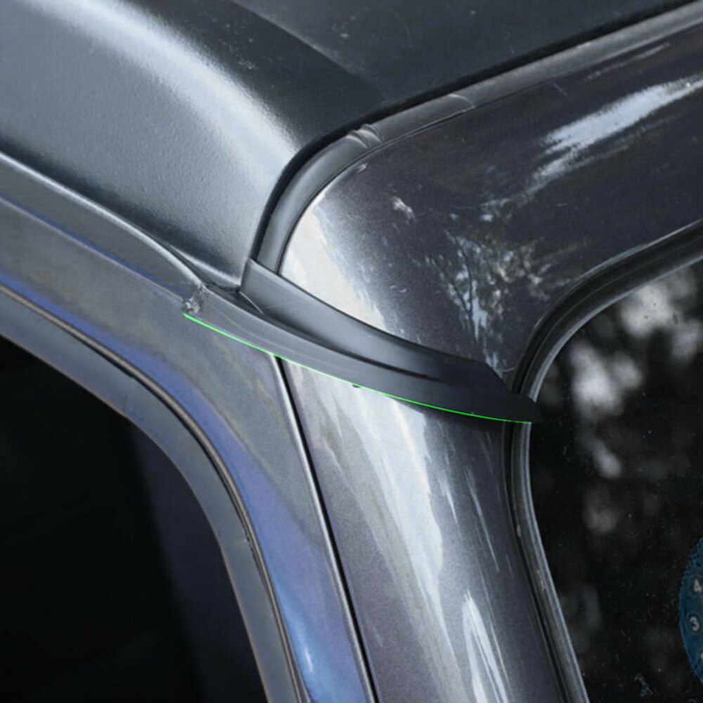 Extensión de canal de lluvia de agua, accesorio para Jeep Wrangler JL , 2 uds.