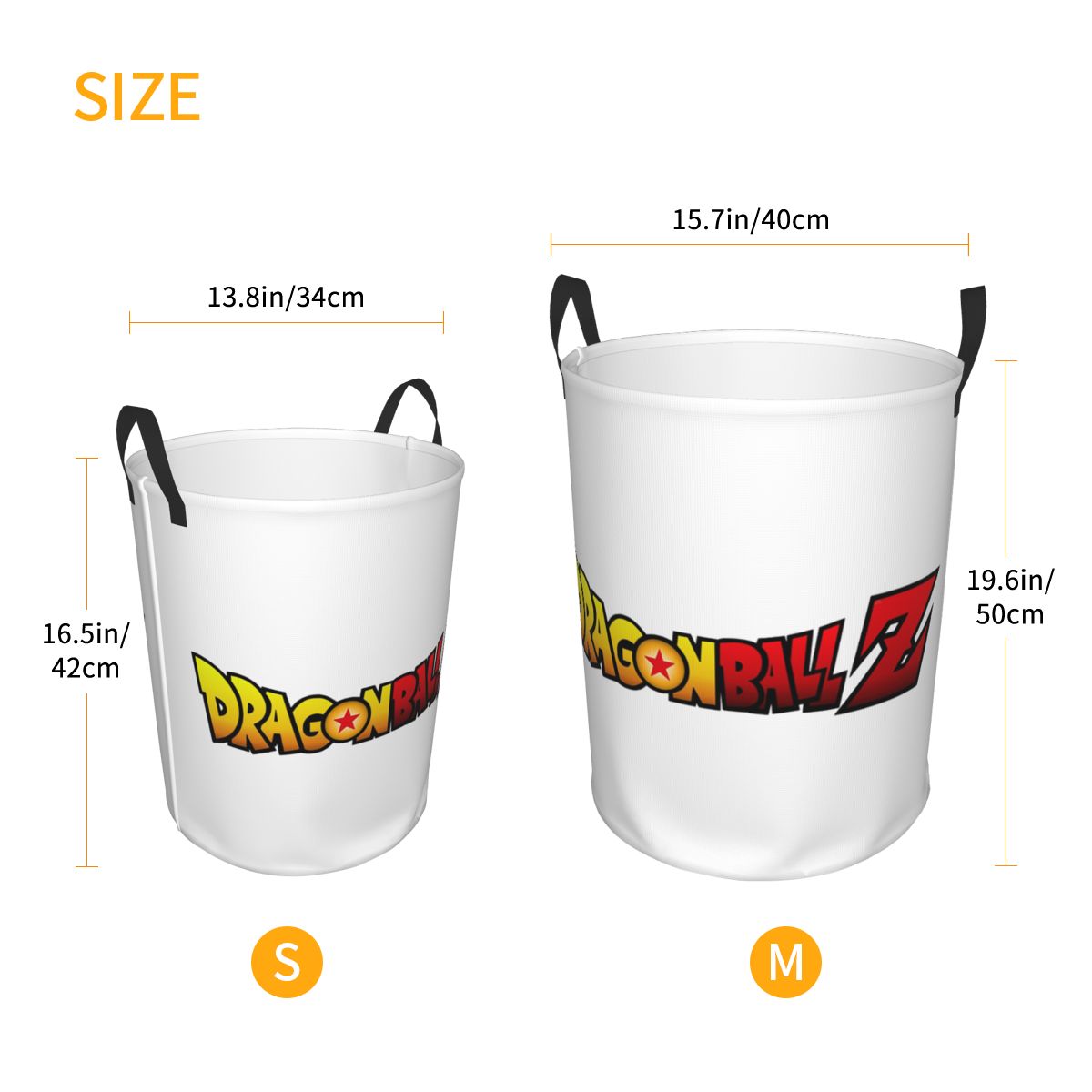 DBZ Logo Opvouwbare wasmanden Vuile kleren Home Organizer Grote waterdichte mand voor thuis Kinderen