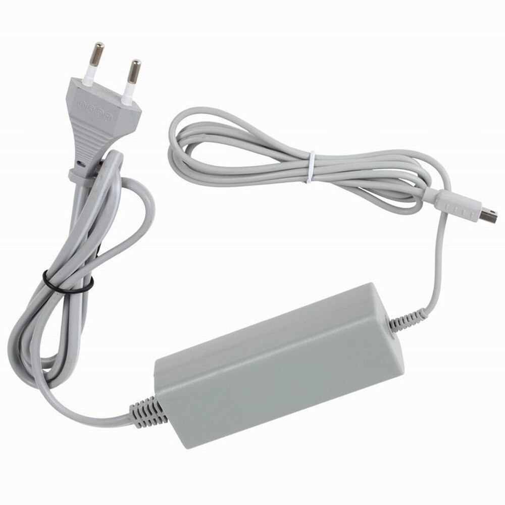 Novo carregador ac adaptador de alimentação para wiiu console gamepad plugue da ue