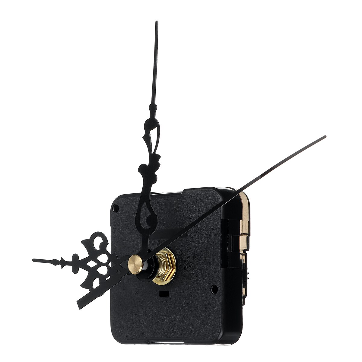 1Set Backward Reverse Running Quartz Clock Movement Mechanism Core Silent Mute Repair DIY Kit With Hook Replacement Hour Hand: 10