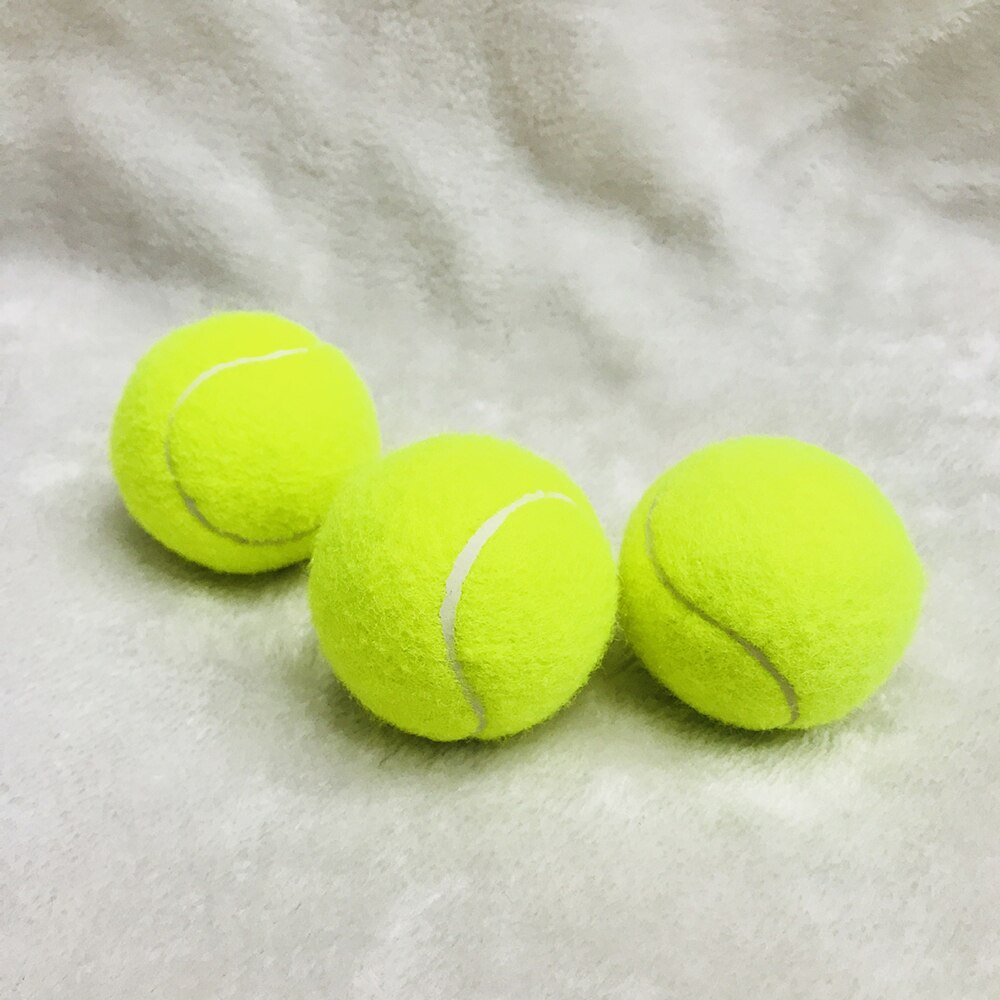 3 PCS Rubber Tennis Balls Hoge Veerkracht Tennisbal Duurzaam Praktijk voor Club Concurrentie Training Oefeningen
