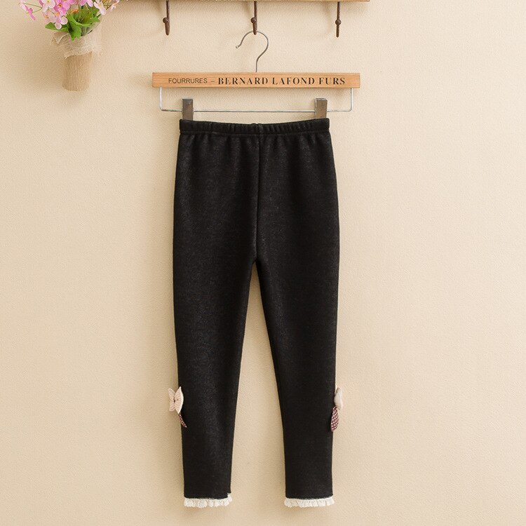 Warme Winter Kinderen meisjes Jean Broek Kinderen fluwelen Broek kinderen Meisje Leggings Boog Kindje Broek Potlood Broek Meisjes Icing Broek