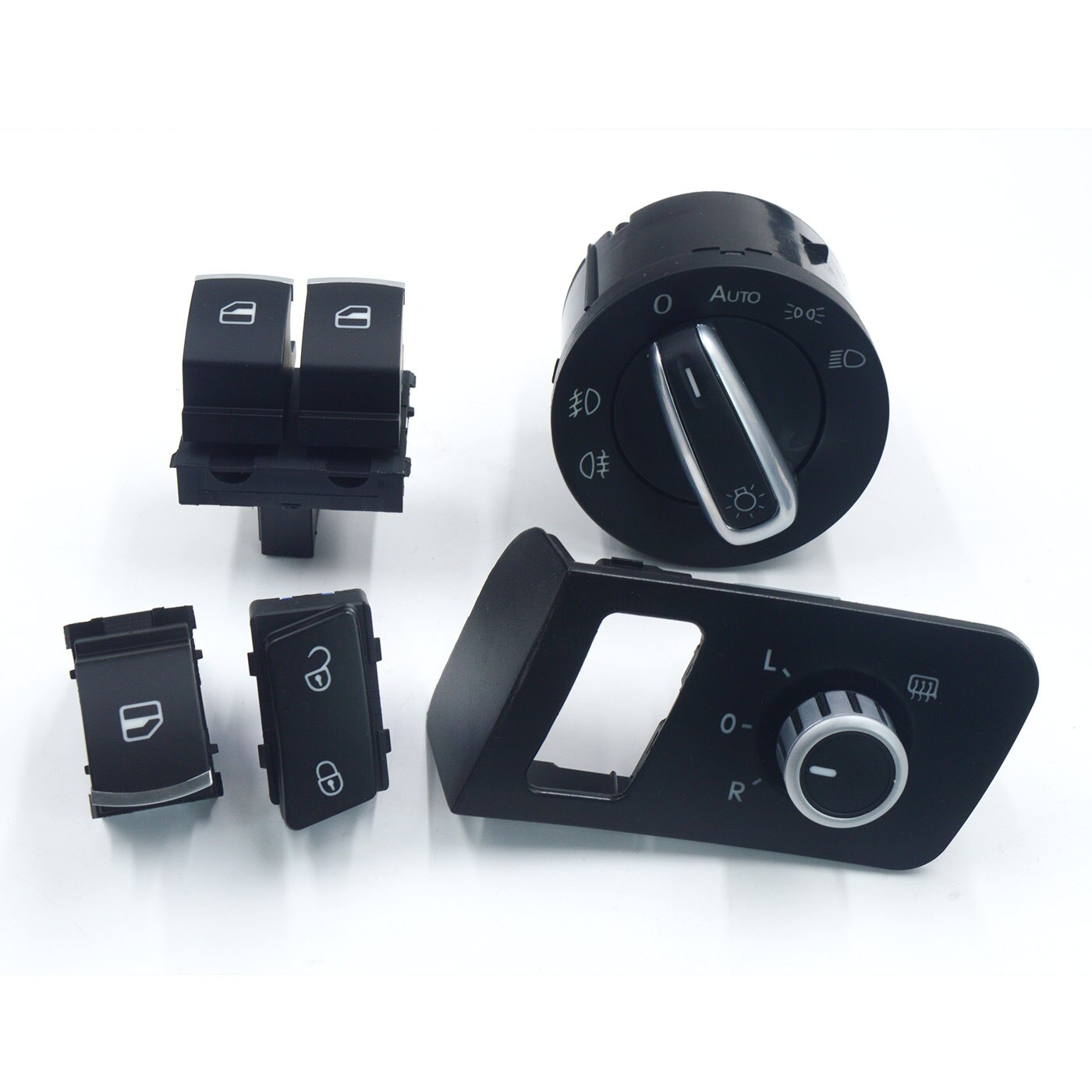 Interrupteur de miroir de fenêtre, pour VW Touran Caddy 2003 – , 1F0959855
