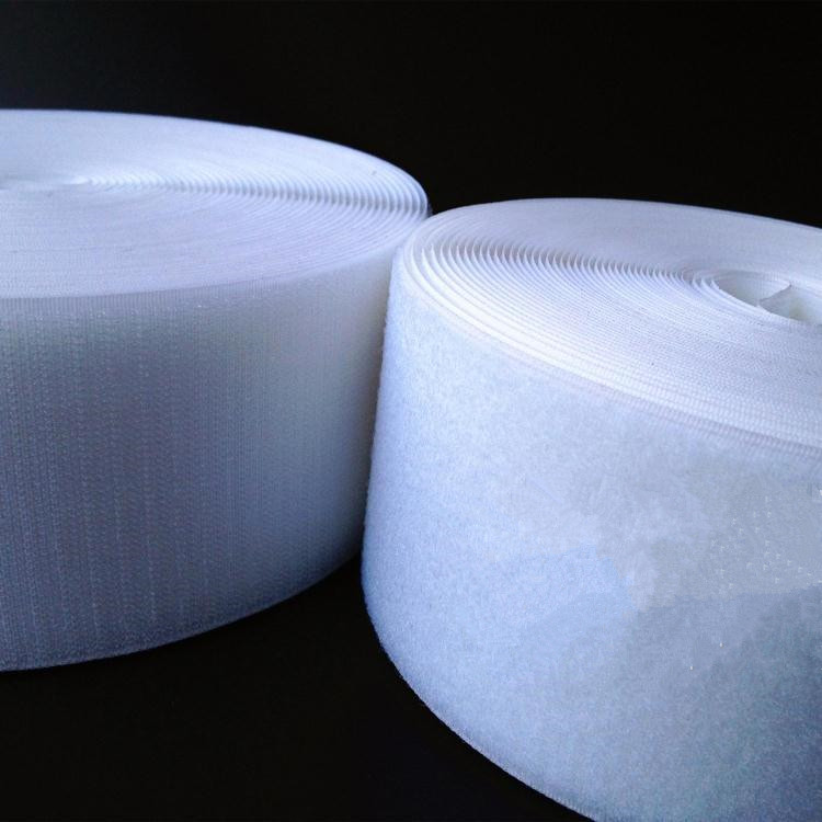 100mm White and Black Hook and Loop Tape ( no glue ) / Roll - 1M/pair Sew On Strap MST01/02-9