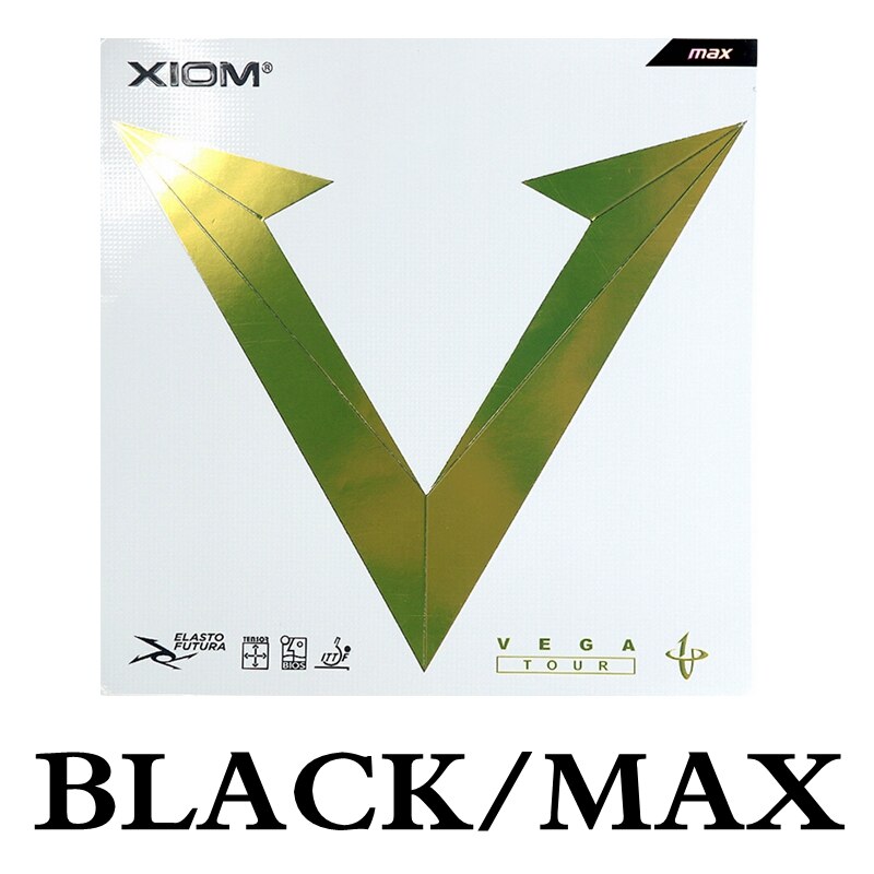 XIOM VEGA TOUR Non-Tacky Rubber Lastest Tensor Sponge Table Tennis Rubber Ping Pong Sponge Tenis De Mesa: BLACK MAX