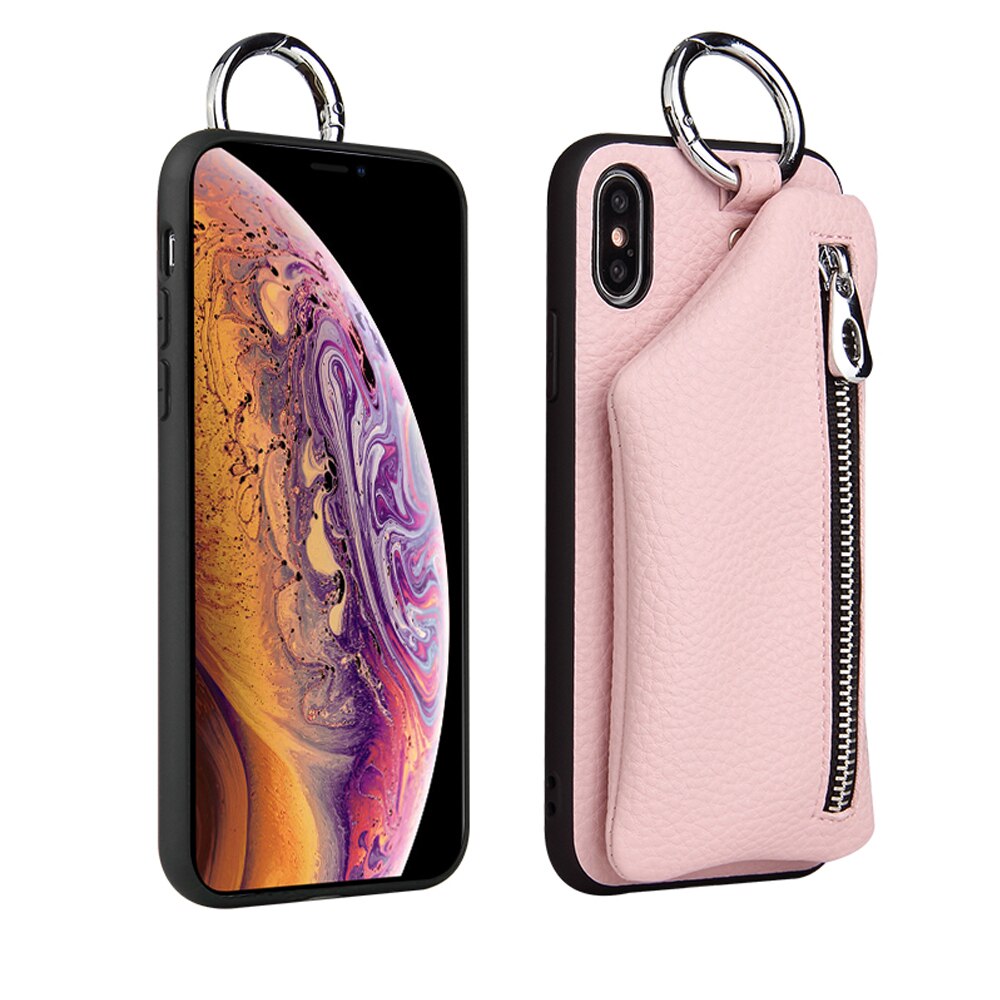 Portemonneehoesje voor iphone x xs xr xsmax meisjeszakhoesje voor apple iphone x xs max hoesjes fundas coque para: Voor iphone xs max / Roze